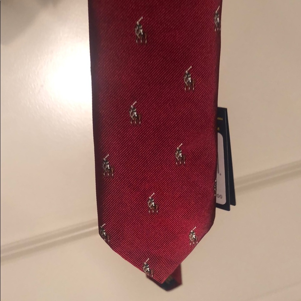 Brand new red Ralph Lauren tie